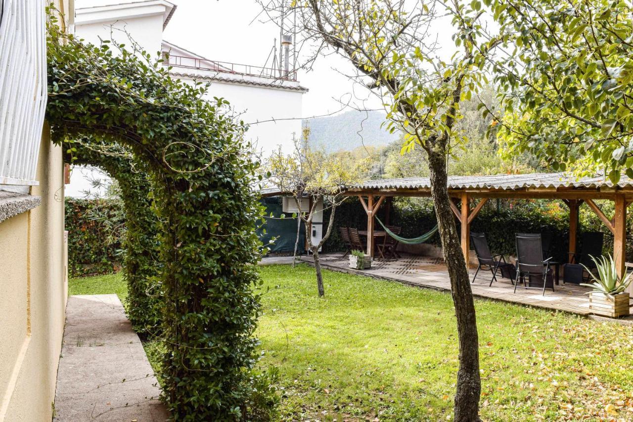 Can Camps Besalu Casa Planta Baja Con Jardin Kültér fotó